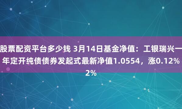 股票配资平台多少钱 3月14日基金净值：工银瑞兴一年定开纯债债券发起式最新净值1.0554，涨0.12%